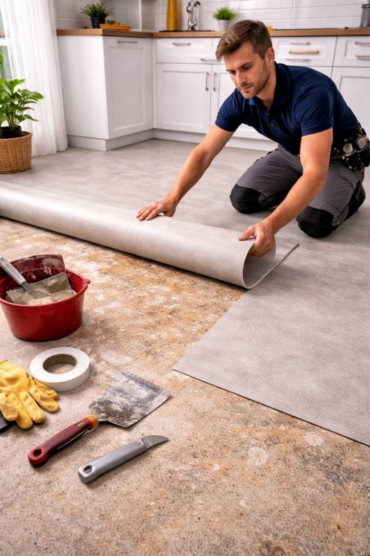 Linoleum Floor Installation in San Lorenzo, CA