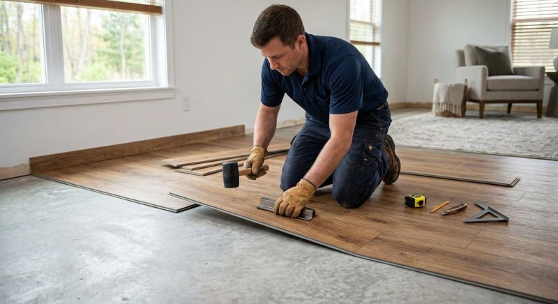Luxury Vinyl Tile Installation in Portola Valley, CA