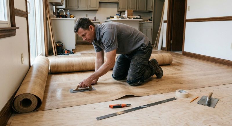 Sheet Flooring Installation in Redwood City, CA