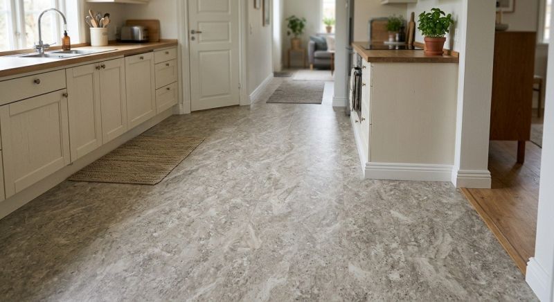 Sheet Linoleum Installation in Belmont, CA